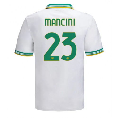 Echipament fotbal AS Roma Gianluca Mancini #23 Tricou Treilea 2025-26 maneca scurta Echipament fotbal AS Roma Gianluca Mancini #23 Tricou Treilea 2025-26 maneca scurta