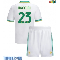 Echipament fotbal AS Roma Gianluca Mancini #23 Tricou Treilea 2025-26 pentru copii maneca scurta (+ Pantaloni scurti)