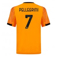 Echipament fotbal AS Roma Lorenzo Pellegrini #7 Tricou Deplasare 2025-26 maneca scurta