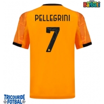 Echipament fotbal AS Roma Lorenzo Pellegrini #7 Tricou Deplasare 2025-26 maneca scurta