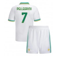 Echipament fotbal AS Roma Lorenzo Pellegrini #7 Tricou Treilea 2025-26 pentru copii maneca scurta (+ Pantaloni scurti)
