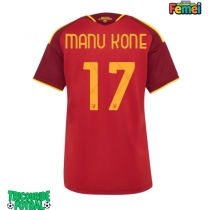 Echipament fotbal AS Roma Manu Kone #17 Tricou Acasa 2026-27 pentru femei maneca scurta