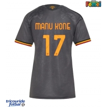Echipament fotbal AS Roma Manu Kone #17 Tricou Treilea 2026-27 pentru femei maneca scurta