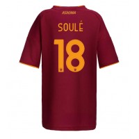 Echipament fotbal AS Roma Matias Soule #18 Tricou Acasa 2025-26 pentru femei maneca scurta