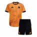 Echipament fotbal AS Roma Matias Soule #18 Tricou Deplasare 2025-26 pentru copii maneca scurta (+ Pantaloni scurti)