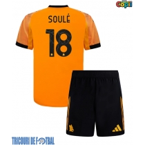 Echipament fotbal AS Roma Matias Soule #18 Tricou Deplasare 2025-26 pentru copii maneca scurta (+ Pantaloni scurti)