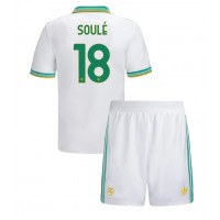 Echipament fotbal AS Roma Matias Soule #18 Tricou Treilea 2025-26 pentru copii maneca scurta (+ Pantaloni scurti)