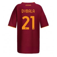 Echipament fotbal AS Roma Paulo Dybala #21 Tricou Acasa 2025-26 pentru femei maneca scurta