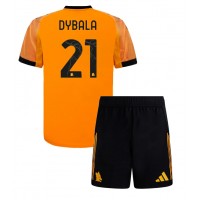 Echipament fotbal AS Roma Paulo Dybala #21 Tricou Deplasare 2025-26 pentru copii maneca scurta (+ Pantaloni scurti)