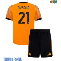 Echipament fotbal AS Roma Paulo Dybala #21 Tricou Deplasare 2025-26 pentru copii maneca scurta (+ Pantaloni scurti)
