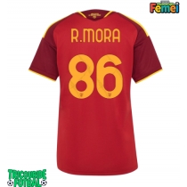 Echipament fotbal AS Roma Rodrigo Mora #86 Tricou Acasa 2026-27 pentru femei maneca scurta