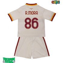 Echipament fotbal AS Roma Rodrigo Mora #86 Tricou Deplasare 2026-27 pentru copii maneca scurta (+ Pantaloni scurti)