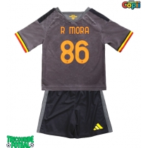 Echipament fotbal AS Roma Rodrigo Mora #86 Tricou Treilea 2026-27 pentru copii maneca scurta (+ Pantaloni scurti)