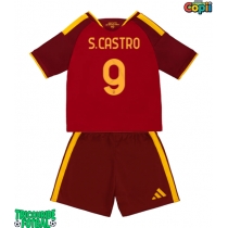Echipament fotbal AS Roma Santiago Castro #9 Tricou Acasa 2026-27 pentru copii maneca scurta (+ Pantaloni scurti)