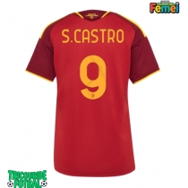 Echipament fotbal AS Roma Santiago Castro #9 Tricou Acasa 2026-27 pentru femei maneca scurta