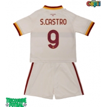 Echipament fotbal AS Roma Santiago Castro #9 Tricou Deplasare 2026-27 pentru copii maneca scurta (+ Pantaloni scurti)
