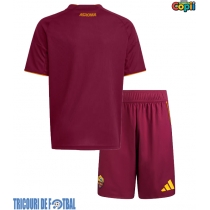 Echipament fotbal AS Roma Tricou Acasa 2025-26 pentru copii maneca scurta (+ Pantaloni scurti)