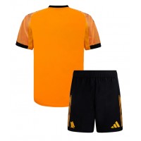 Echipament fotbal AS Roma Tricou Deplasare 2025-26 pentru copii maneca scurta (+ Pantaloni scurti)