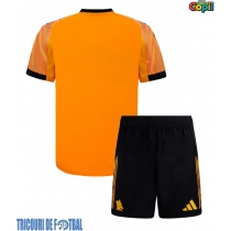 Echipament fotbal AS Roma Tricou Deplasare 2025-26 pentru copii maneca scurta (+ Pantaloni scurti)
