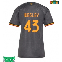 Echipament fotbal AS Roma Wesley Franca #43 Tricou Treilea 2026-27 pentru femei maneca scurta