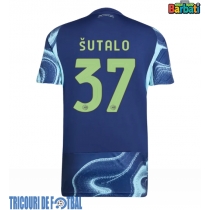 Echipament fotbal Ajax Josip Sutalo #37 Tricou Deplasare 2025-26 maneca scurta