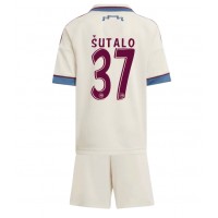 Echipament fotbal Ajax Josip Sutalo #37 Tricou Treilea 2025-26 pentru copii maneca scurta (+ Pantaloni scurti)