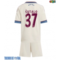Echipament fotbal Ajax Josip Sutalo #37 Tricou Treilea 2025-26 pentru copii maneca scurta (+ Pantaloni scurti)