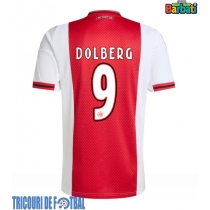 Echipament fotbal Ajax Kasper Dolberg #9 Tricou Acasa 2025-26 maneca scurta