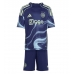 Echipament fotbal Ajax Kasper Dolberg #9 Tricou Deplasare 2025-26 pentru copii maneca scurta (+ Pantaloni scurti)