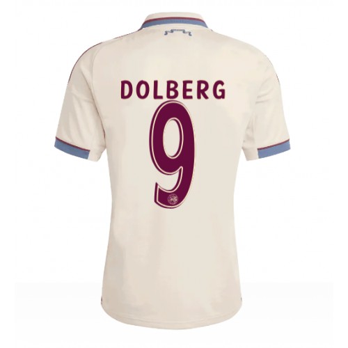 Echipament fotbal Ajax Kasper Dolberg #9 Tricou Treilea 2025-26 maneca scurta Echipament fotbal Ajax Kasper Dolberg #9 Tricou Treilea 2025-26 maneca scurta