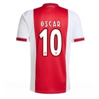 Echipament fotbal Ajax Oscar Gloukh #10 Tricou Acasa 2025-26 maneca scurta