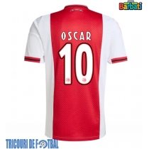 Echipament fotbal Ajax Oscar Gloukh #10 Tricou Acasa 2025-26 maneca scurta