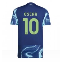Echipament fotbal Ajax Oscar Gloukh #10 Tricou Deplasare 2025-26 maneca scurta