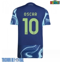 Echipament fotbal Ajax Oscar Gloukh #10 Tricou Deplasare 2025-26 maneca scurta