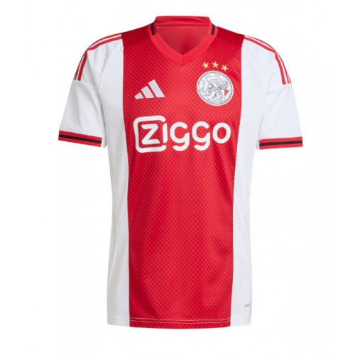 Echipament fotbal Ajax Raul Moro #7 Tricou Acasa 2025-26 maneca scurta Echipament fotbal Ajax Raul Moro #7 Tricou Acasa 2025-26 maneca scurta