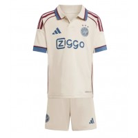 Echipament fotbal Ajax Steven Berghuis #23 Tricou Treilea 2025-26 pentru copii maneca scurta (+ Pantaloni scurti)