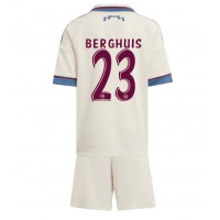Echipament fotbal Ajax Steven Berghuis #23 Tricou Treilea 2025-26 pentru copii maneca scurta (+ Pantaloni scurti)