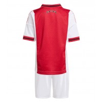 Echipament fotbal Ajax Tricou Acasa 2025-26 pentru copii maneca scurta (+ Pantaloni scurti)