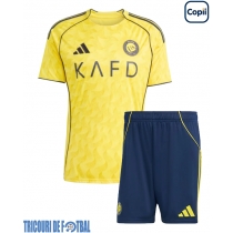Echipament fotbal Al-Nassr Cristiano Ronaldo #7 Tricou Acasa 2025-26 pentru copii maneca scurta (+ Pantaloni scurti)