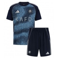 Echipament fotbal Al-Nassr Cristiano Ronaldo #7 Tricou Deplasare 2025-26 pentru copii maneca scurta (+ Pantaloni scurti)