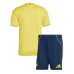 Echipament fotbal Al-Nassr Tricou Acasa 2025-26 pentru copii maneca scurta (+ Pantaloni scurti)