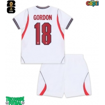 Echipament fotbal Anglia Anthony Gordon #18 Tricou Acasa Mondial 2026 pentru copii maneca scurta (+ Pantaloni scurti)