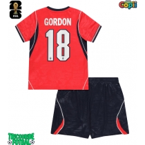 Echipament fotbal Anglia Anthony Gordon #18 Tricou Deplasare Mondial 2026 pentru copii maneca scurta (+ Pantaloni scurti)