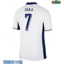 Echipament fotbal Anglia Bukayo Saka #7 Tricou Acasa European 2024 maneca scurta