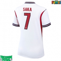 Echipament fotbal Anglia Bukayo Saka #7 Tricou Acasa Mondial 2026 pentru femei maneca scurta