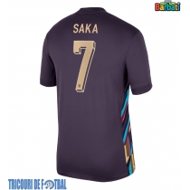 Echipament fotbal Anglia Bukayo Saka #7 Tricou Deplasare European 2024 maneca scurta