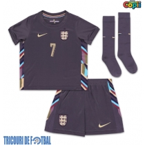 Echipament fotbal Anglia Bukayo Saka #7 Tricou Deplasare European 2024 pentru copii maneca scurta (+ Pantaloni scurti)