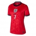 Echipament fotbal Anglia Bukayo Saka #7 Tricou Deplasare Mondial 2026 pentru femei maneca scurta
