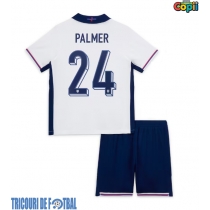 Echipament fotbal Anglia Cole Palmer #24 Tricou Acasa European 2024 pentru copii maneca scurta (+ Pantaloni scurti)