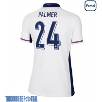 Echipament fotbal Anglia Cole Palmer #24 Tricou Acasa European 2024 pentru femei maneca scurta